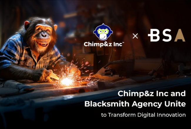 This image describes the association between Chimp&z Inc and Blacksmith agency